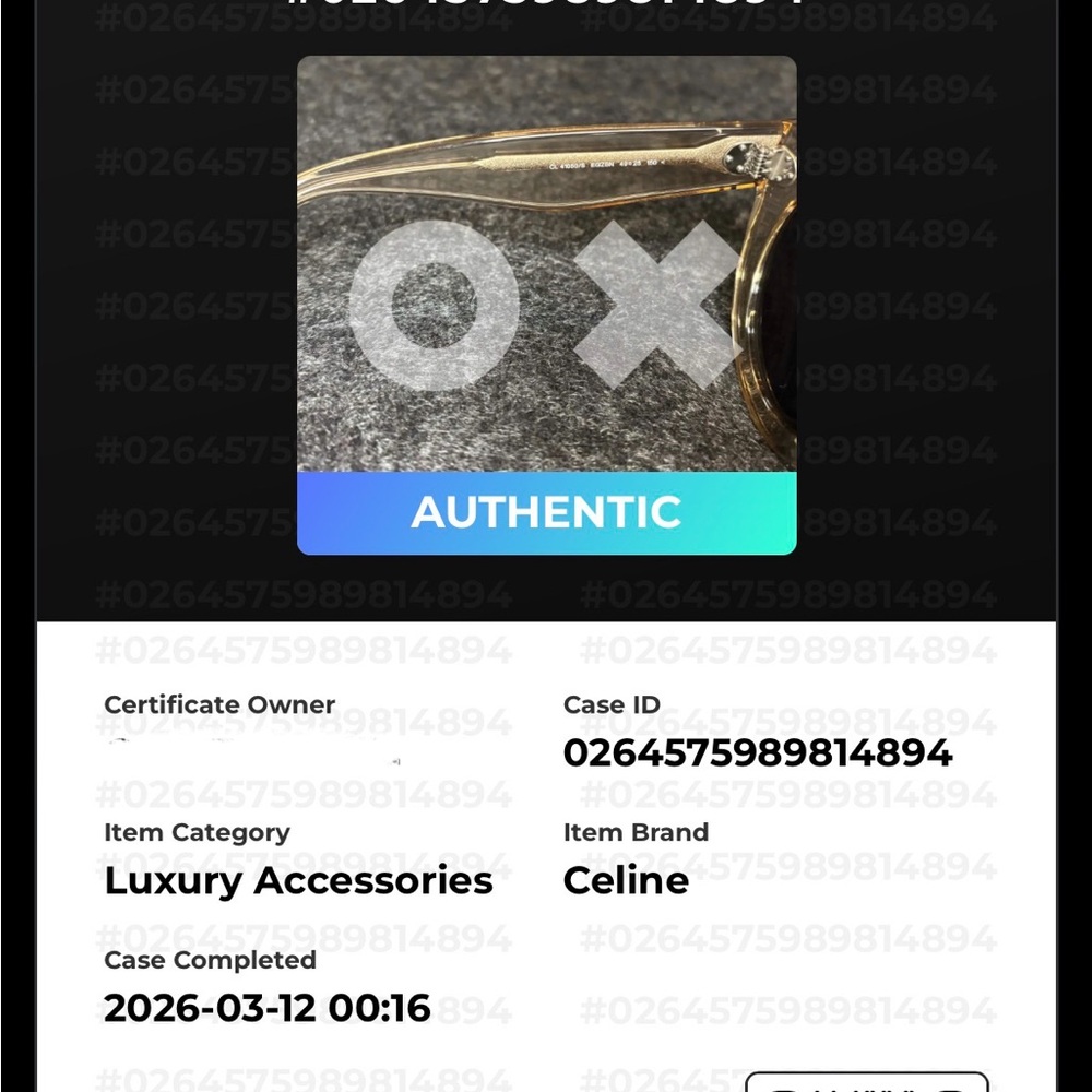 Authentic CELINE CL 41050/S Sunglasses — Made in Italy - Picture 13 of 13